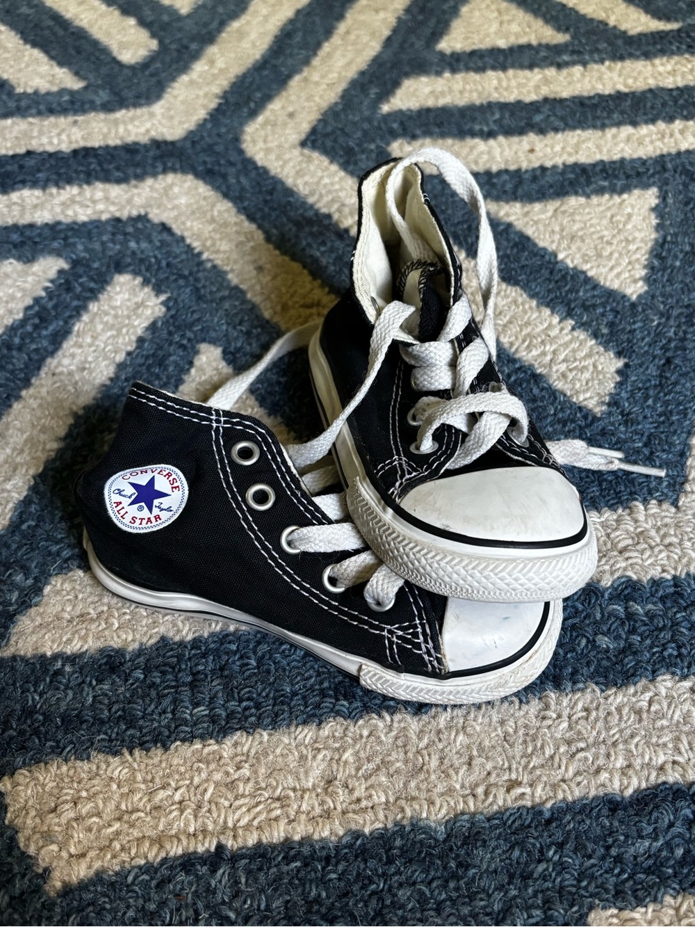 Converse Kids Black High-Top Sneakers